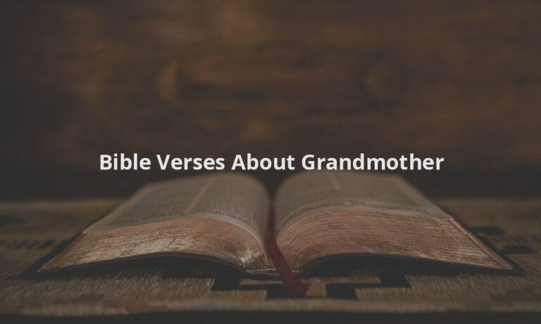 Bible Verses About Grandmother