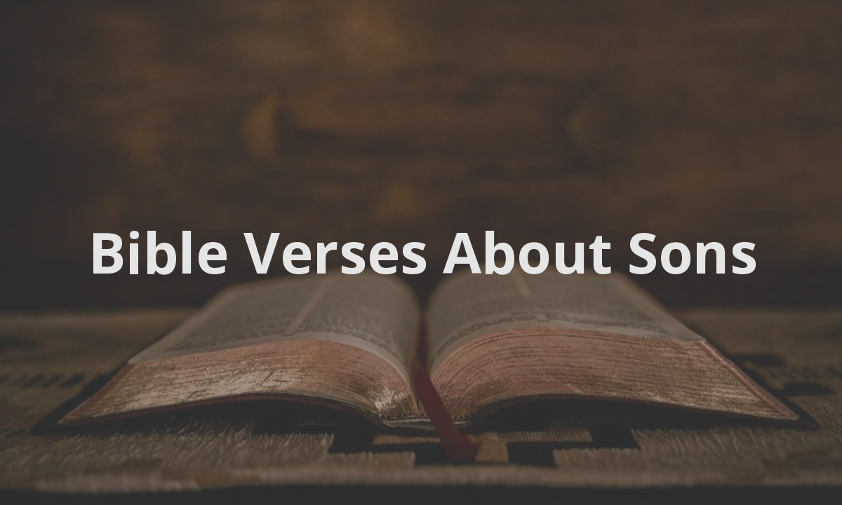 Bible Verses About Sons