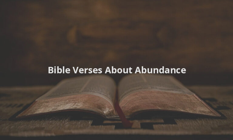 Bible Verses About Abundance
