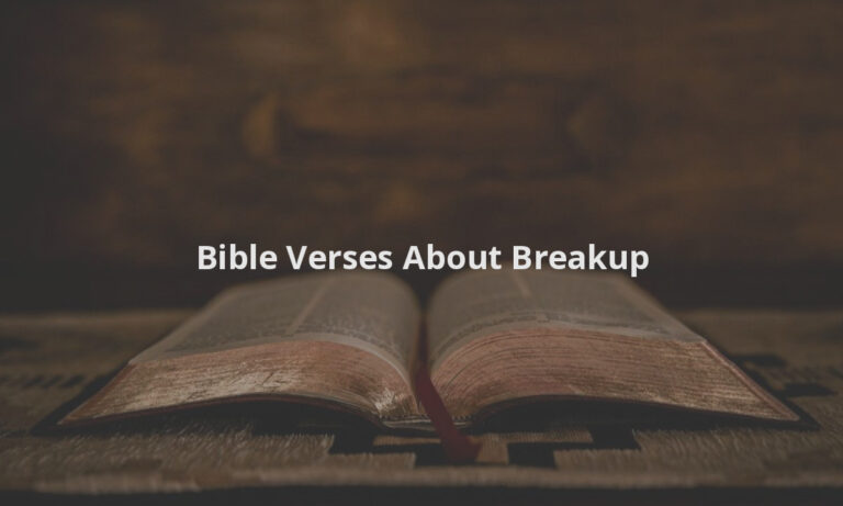 Bible Verses About Breakup