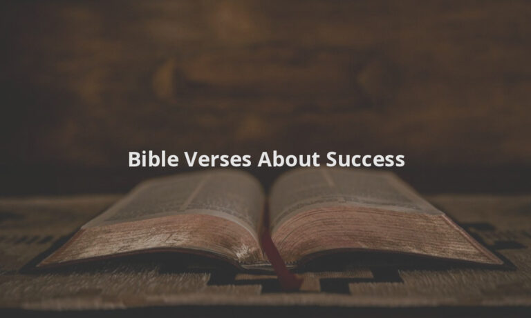Bible Verses About Success